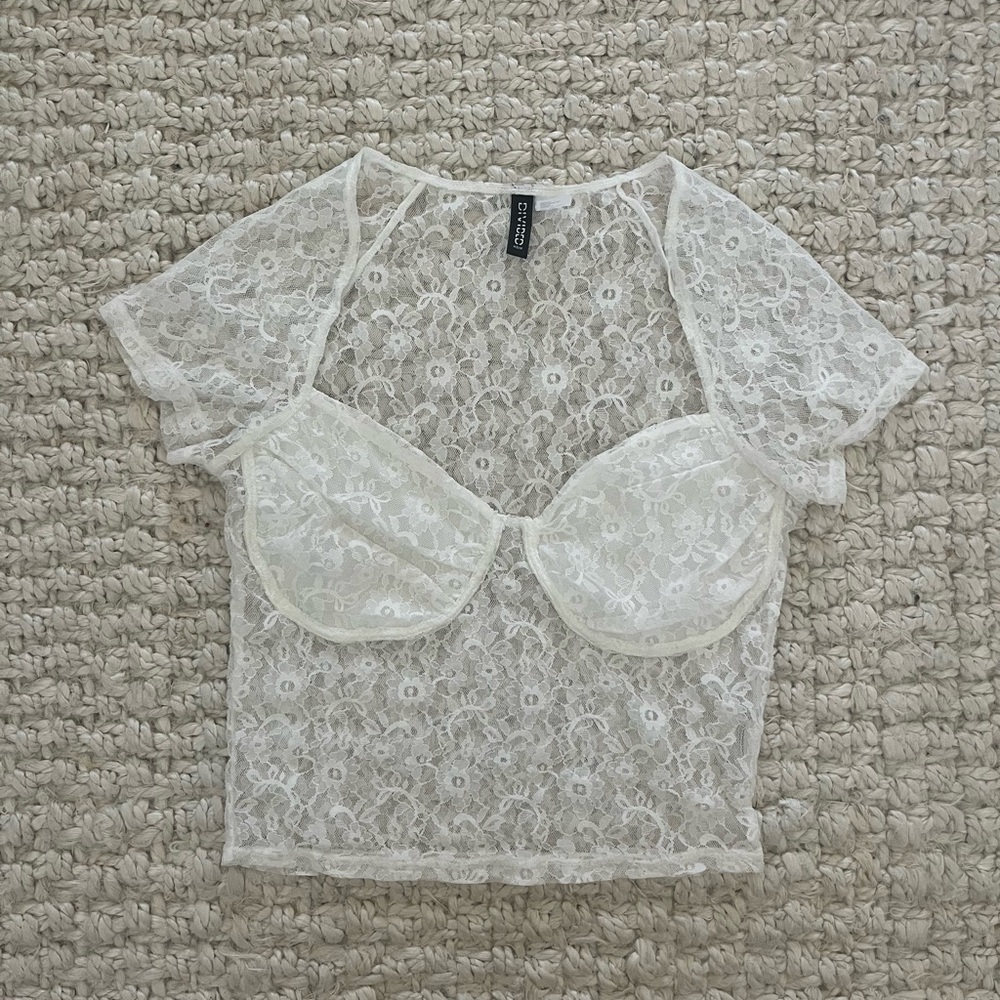 lace H&M top